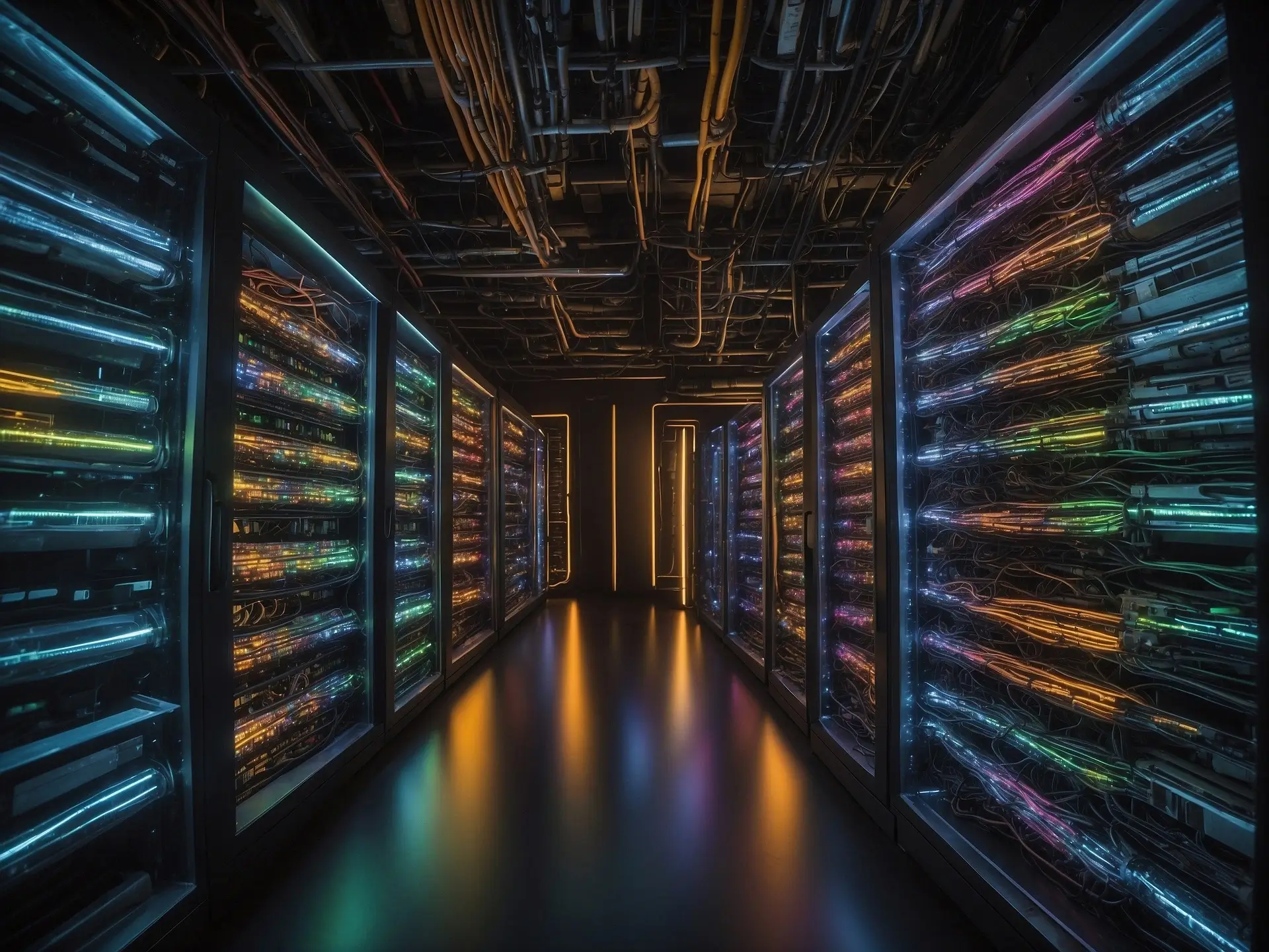 Cloud infrastructure data center server racks